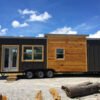 32 foot mobile tiny house with main floor bedroom